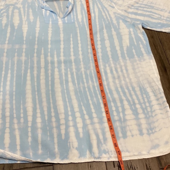 Style Kik natural tie‎ dye swim coverup light top - Picture 9 of 9